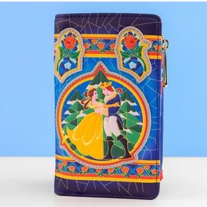 Disney Loungefly Beauty and the Beast Wallet NWT